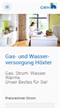 Mobile Screenshot of gwh-hoexter.de